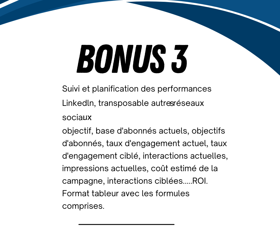 template de suivi de performances sur les réseaux sociaux